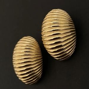 Vintage Christian Dior Clip On Earrings/Signed